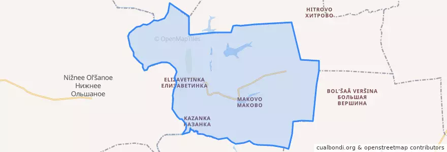 Mapa de ubicacion de Ломигорский сельсовет.
