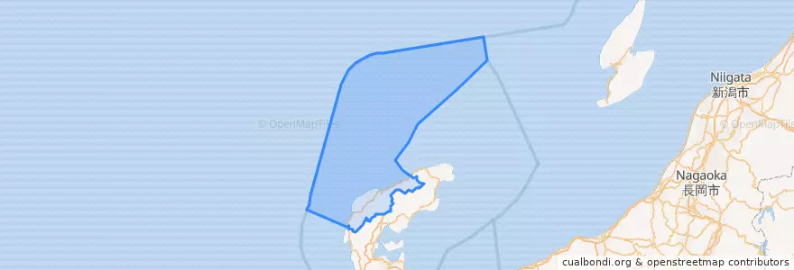 Mapa de ubicacion de 輪島市.
