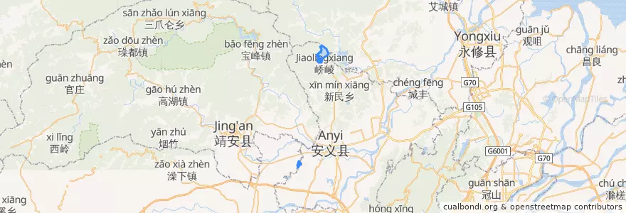 Mapa de ubicacion de 峤岭垦殖场.