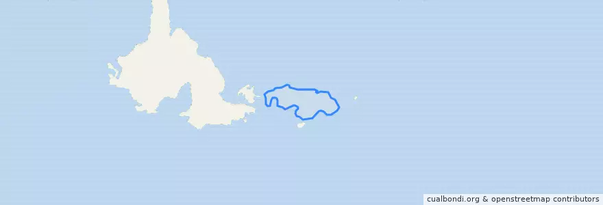 Mapa de ubicacion de 小貓嶼.