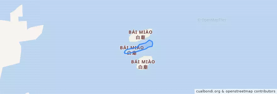 Mapa de ubicacion de 白廟.