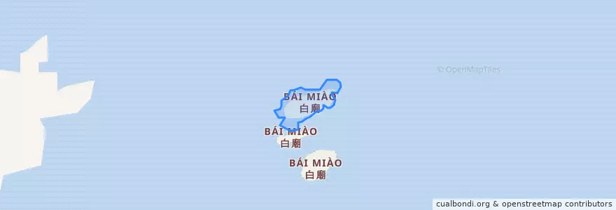 Mapa de ubicacion de 白廟.