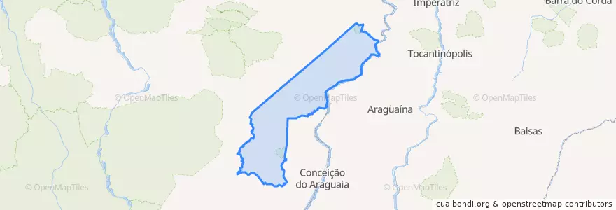 Mapa de ubicacion de Microrregião de Redenção.