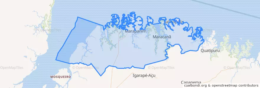 Mapa de ubicacion de Microrregião de Salgado.