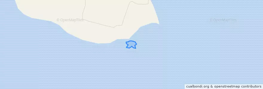 Mapa de ubicacion de Xiji Island.