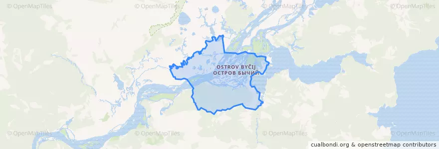 Mapa de ubicacion de сельское поселение Село Софийск.