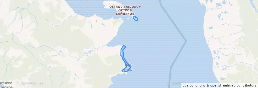 Mapa de ubicacion de Пуирское сельское поселение.