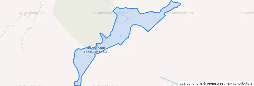 Mapa de ubicacion de Бриаканское сельское поселение.