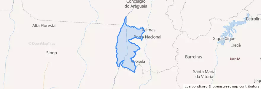 Mapa de ubicacion de Microrregião de Rio Formoso.