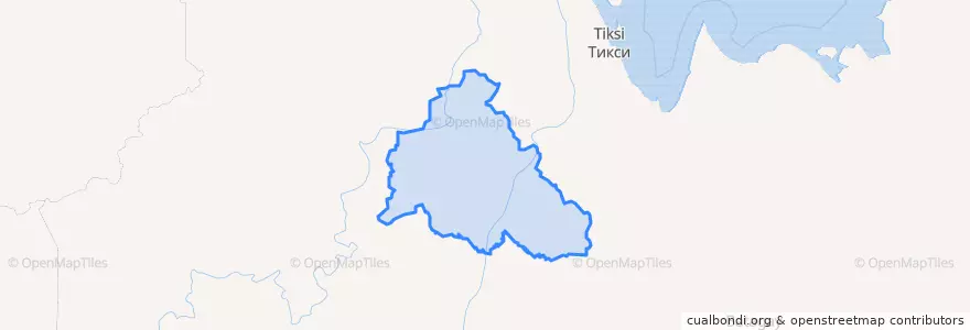 Mapa de ubicacion de Сиктяхский наслег.