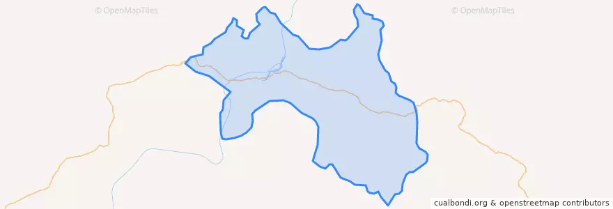 Mapa de ubicacion de городское поселение Усть-Нера.