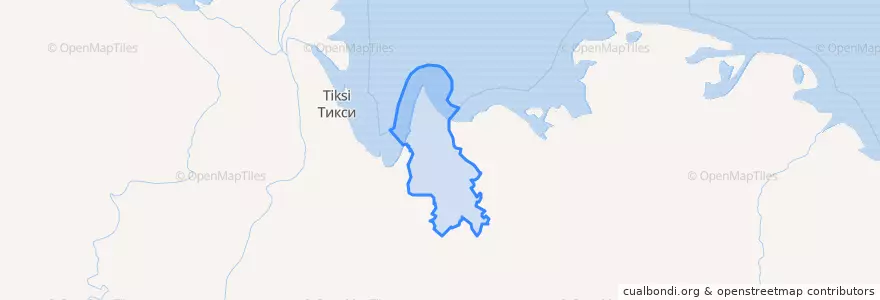 Mapa de ubicacion de Омолойский национальный наслег.