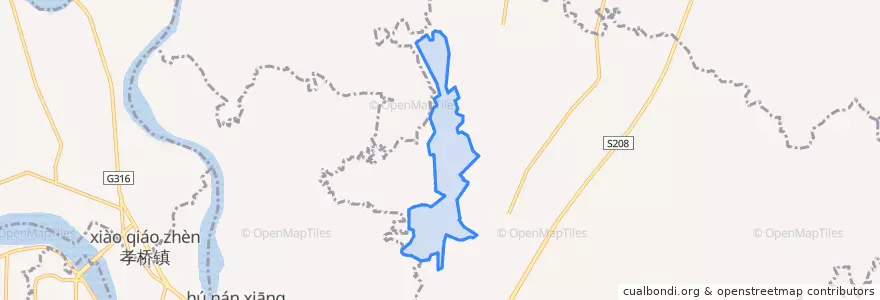 Mapa de ubicacion de 七里岗垦殖场.