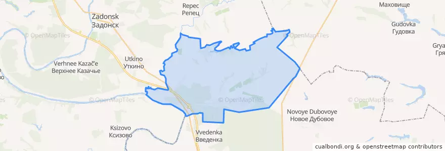 Mapa de ubicacion de Гнилушинский сельсовет.