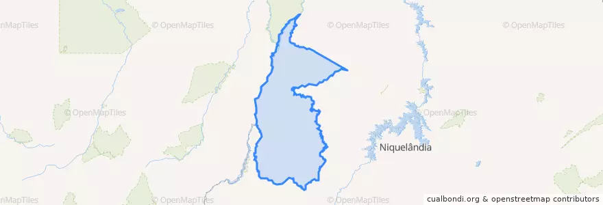 Mapa de ubicacion de Microrregião de São Miguel do Araguaia.