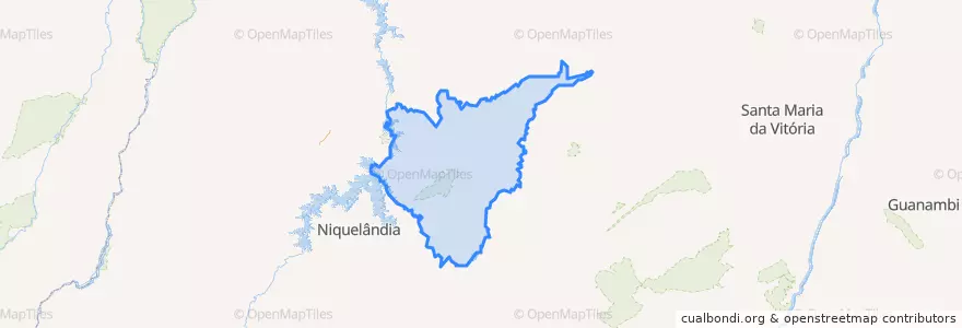 Mapa de ubicacion de Microrregião da Chapada dos Veadeiros.