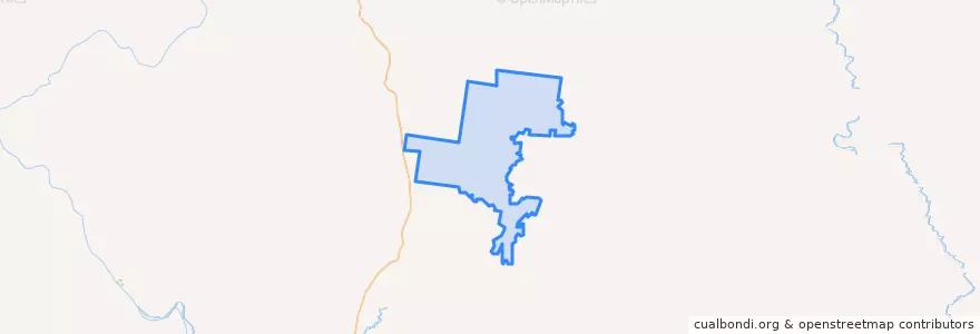 Mapa de ubicacion de Павинское сельское поселение.