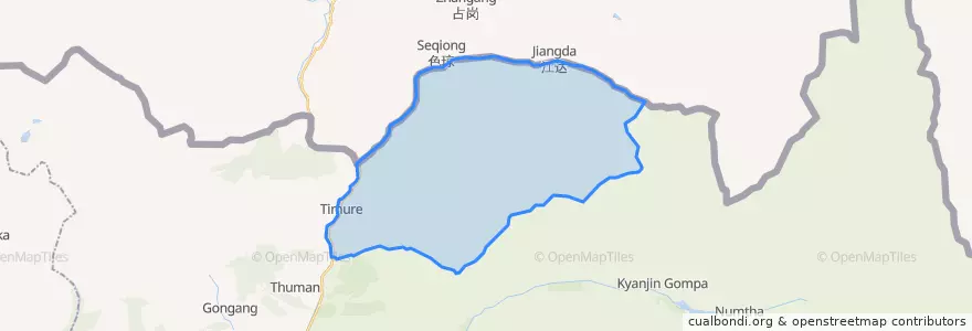 Mapa de ubicacion de Tmure.