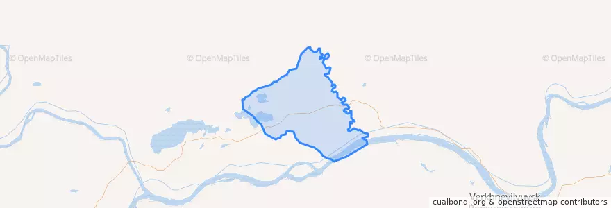Mapa de ubicacion de Едейский наслег.