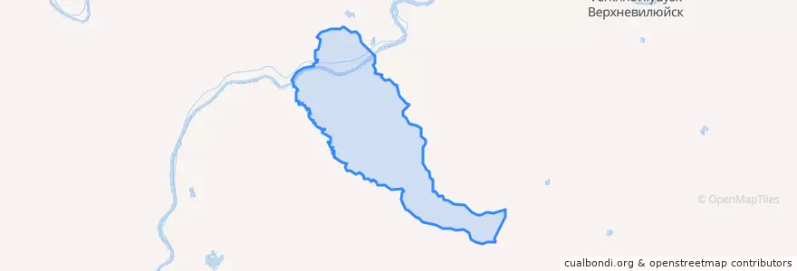 Mapa de ubicacion de Октябрьский наслег.