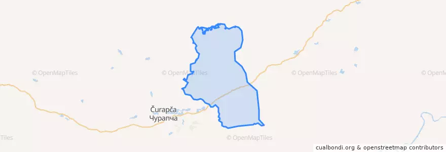 Mapa de ubicacion de Болтогинский наслег.