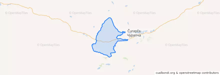 Mapa de ubicacion de Тёлёйский наслег.