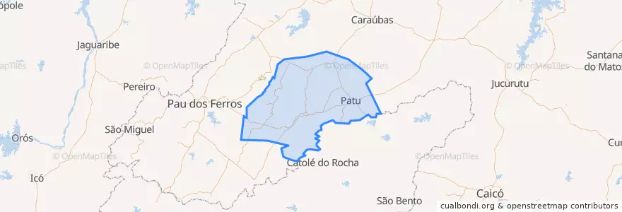 Mapa de ubicacion de Microrregião de Umarizal.