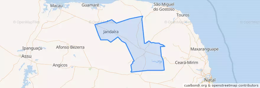 Mapa de ubicacion de Microrregião de Baixa Verde.