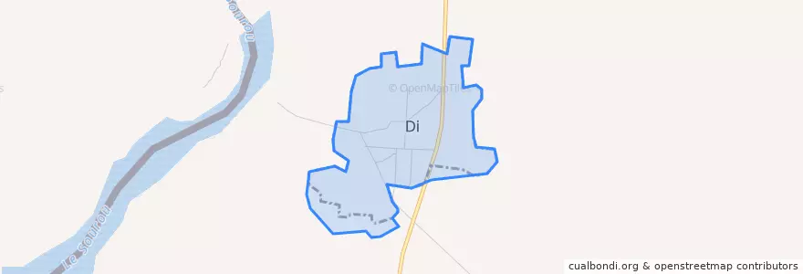 Mapa de ubicacion de Di.