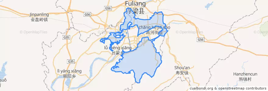 Mapa de ubicacion de 竟成镇.