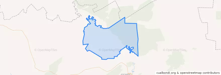 Mapa de ubicacion de Благовещенское сельское поселение.