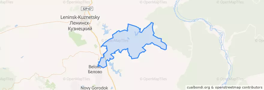 Mapa de ubicacion de Старопестеревское сельское поселение.