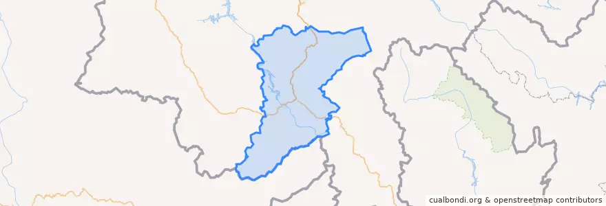 Mapa de ubicacion de 景洪市.