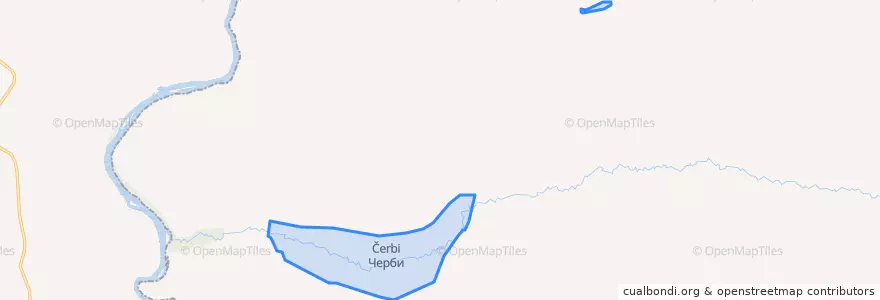 Mapa de ubicacion de Чербинский сумон.