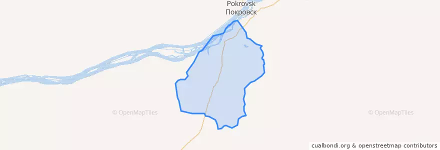 Mapa de ubicacion de Качикатский наслег.