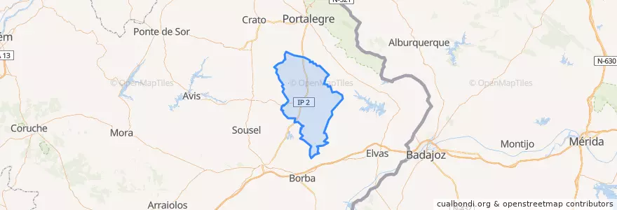 Mapa de ubicacion de Monforte.