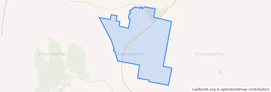 Mapa de ubicacion de сельское поселение Куратово.
