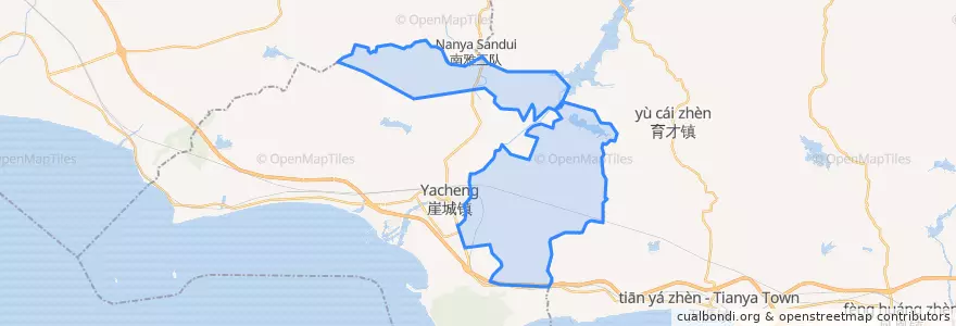 Mapa de ubicacion de 国营南滨农场.