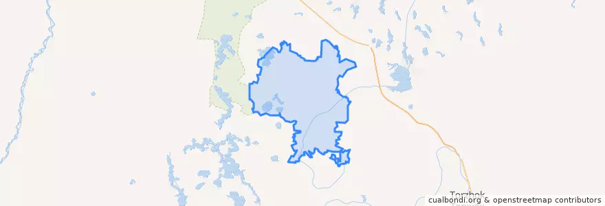 Mapa de ubicacion de Фировский район.