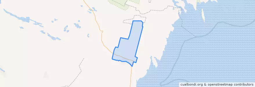 Mapa de ubicacion de Артезианское сельское поселение.