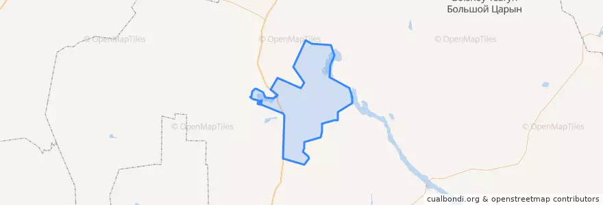 Mapa de ubicacion de Аршаньзельменское сельское поселение.