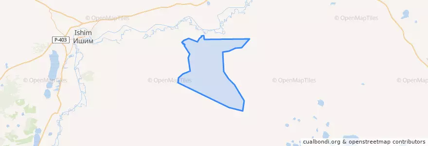 Mapa de ubicacion de Майское сельское поселение.