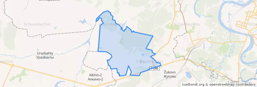 Mapa de ubicacion de Авдонский сельсовет.