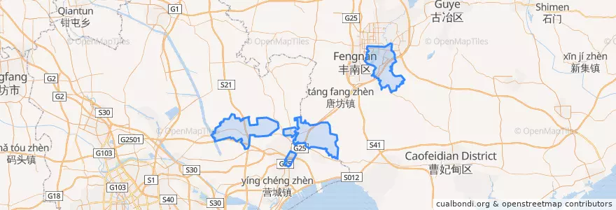 Mapa de ubicacion de 路南区.