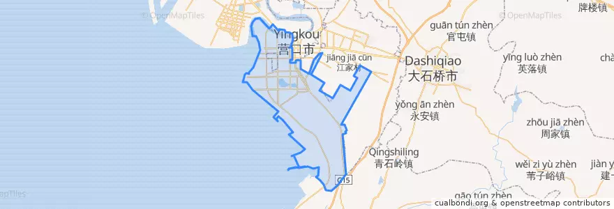 Mapa de ubicacion de Xishi District.