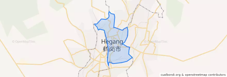 Mapa de ubicacion de Xiangyang District.