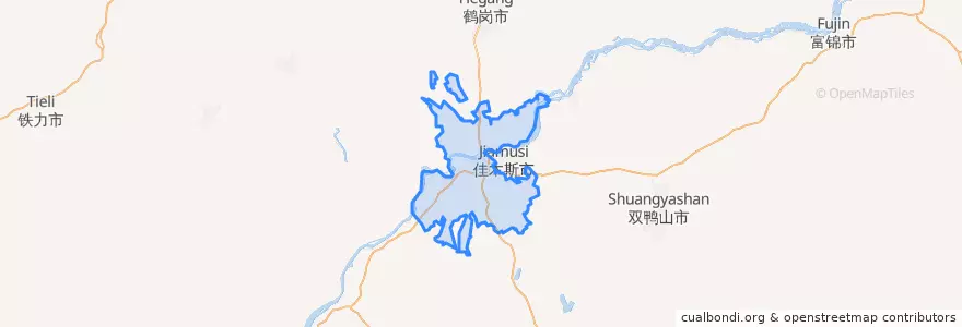 Mapa de ubicacion de 郊区.