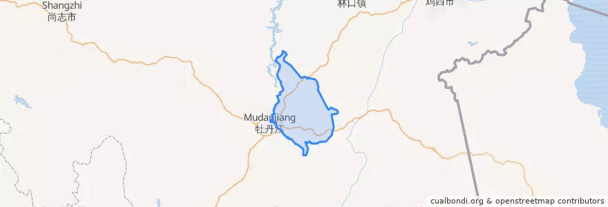 Mapa de ubicacion de 阳明区.