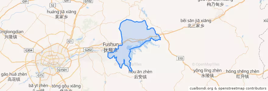 Mapa de ubicacion de 东洲区.