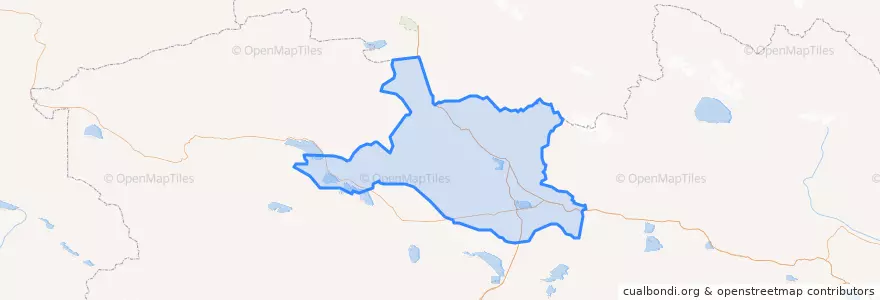 Mapa de ubicacion de 大柴旦行政委员会.